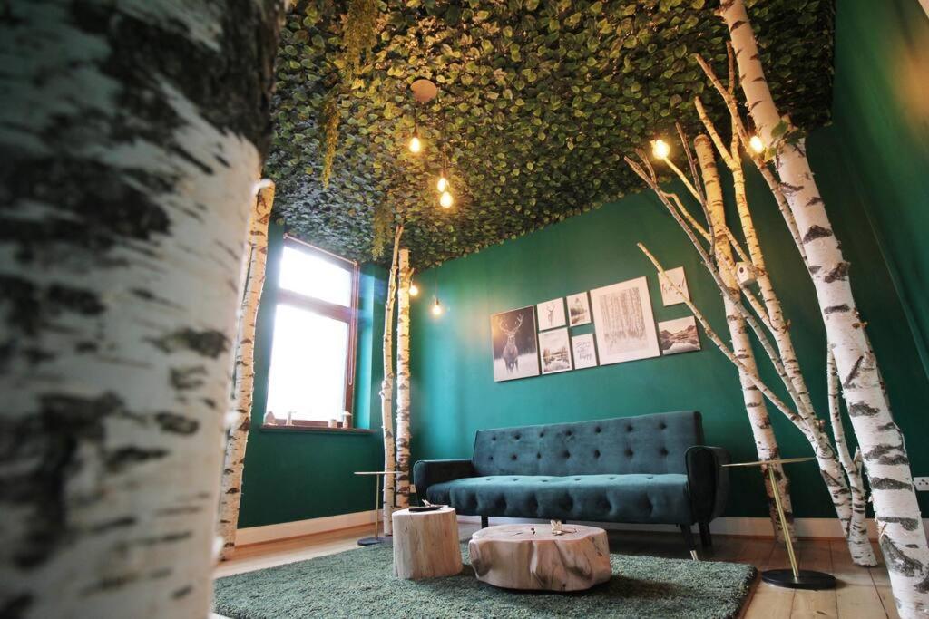 Secret Hideaways Wood Lodge Mit Kinderzimmer Messe L City L Flughafen L Hbf 뒤스부르크 외부 사진