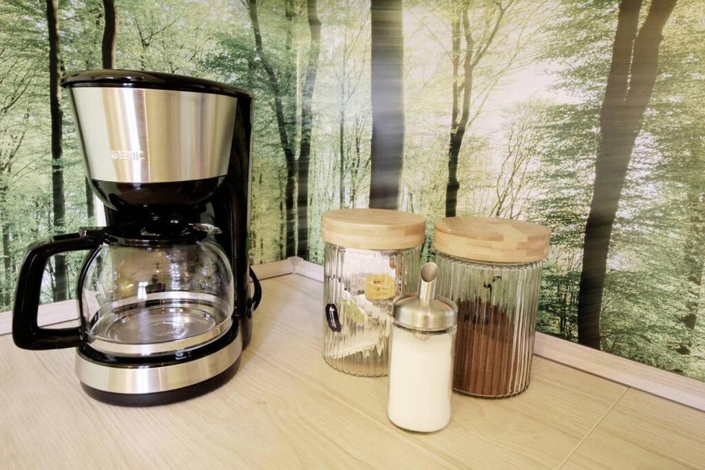 Secret Hideaways Wood Lodge Mit Kinderzimmer Messe L City L Flughafen L Hbf 뒤스부르크 외부 사진